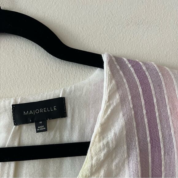 Majorelle Evelyn Mini Dress in Pastel Multi Stripe - Picture 5 of 8